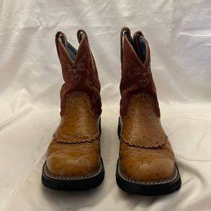 Ariat Fat Baby Woman’s Cowboy Boots Size 8